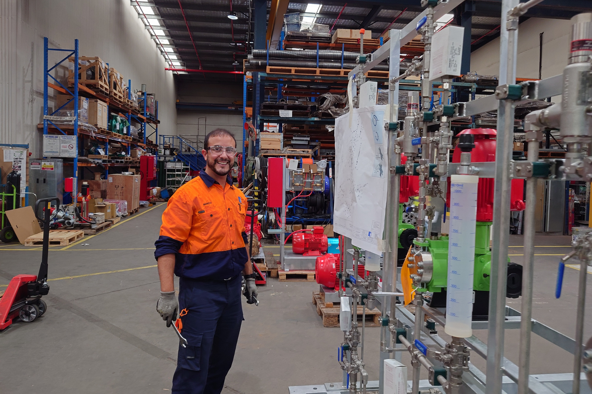 Kelair Pumps quality control check