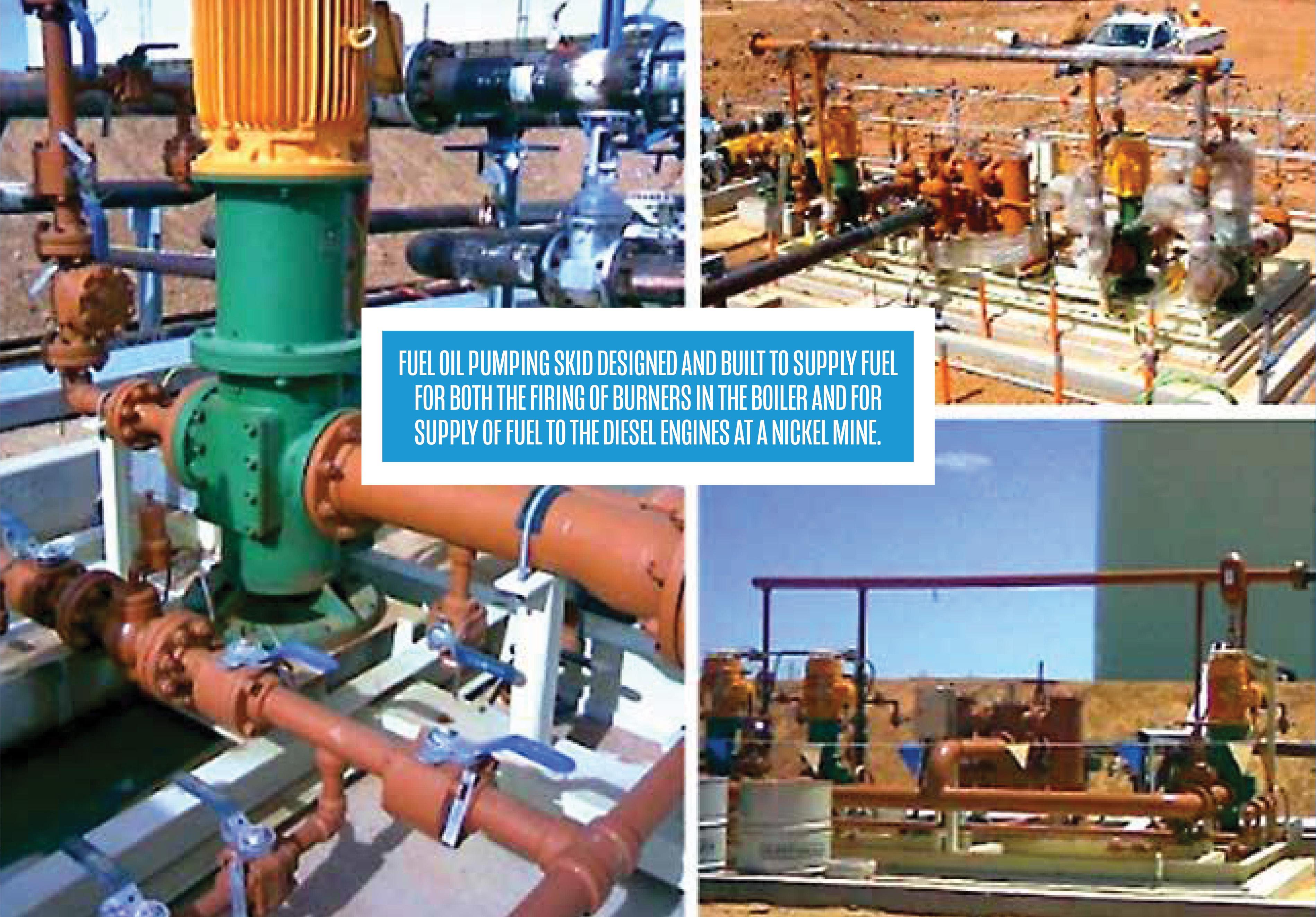 Fuel oil pumping skid designs by Kelair Pumps