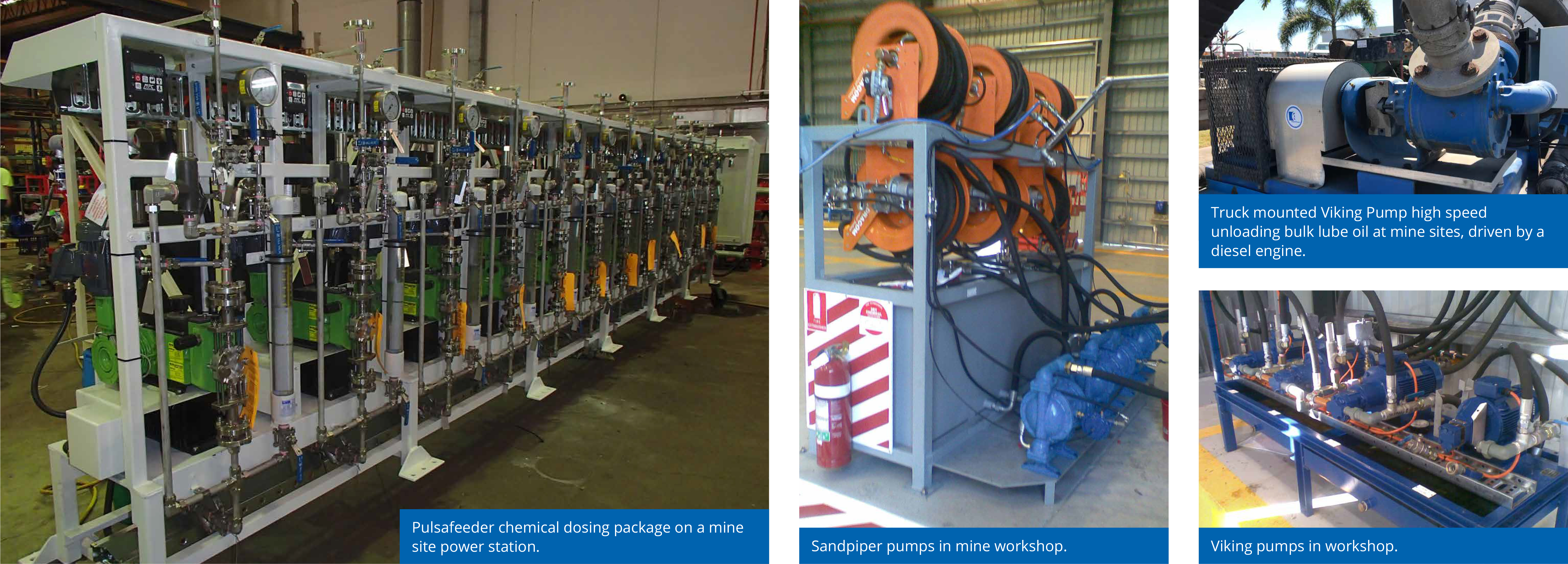 Chemical dosing; truck mounted; pumps